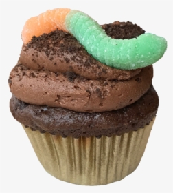 Worms Dirt - Cupcake, HD Png Download, Transparent PNG