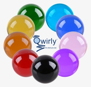 Qwirly Multipurpose Glass Gazing Ball - Glass Plastic Toy Ball, HD Png Download, Transparent PNG