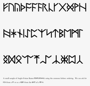 Runes For Bembino - - Anglo Frisian Futhorc, HD Png Download, Transparent PNG