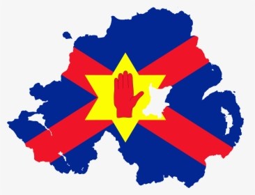 Flag Map Of Northern Ireland - 2019 Council Elections Northern Ireland, HD Png Download, Transparent PNG