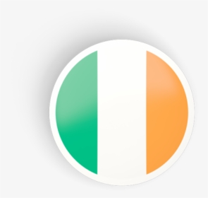 Round Concave Icon - Round Ireland Icon Flag, HD Png Download, Transparent PNG