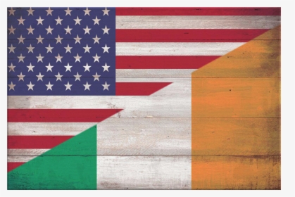 Personalized Irish American Flag & Family Name Premium - Us Flag, HD Png Download, Transparent PNG