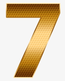 Number 7 Gold Png Image Free Download Searchpng - Gold Number 7 Png Transparent, Png Download, Transparent PNG