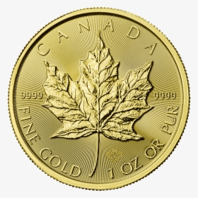 Canadian Maple Leaf 2018 1 Oz Gold Coin    Src Https - Canadian Gold Maple Leaf, HD Png Download, Transparent PNG
