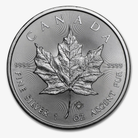 Canadian Silver Maple - 2018 Silver Maple Leaf Coin, HD Png Download, Transparent PNG