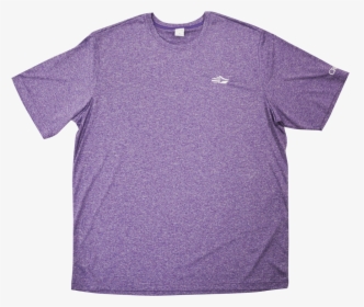 Crown Heathered Sport Tee Purple - Active Shirt, HD Png Download, Transparent PNG