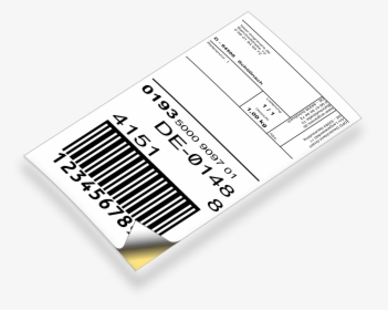Transparent Png Barcode - Ticket Label, Png Download, Transparent PNG