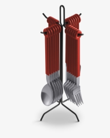 Mono Ring Flatware Set 24 Stand Red, HD Png Download, Transparent PNG