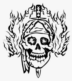 Skulls Transparent Rebel - Skull, HD Png Download, Transparent PNG