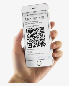 Mobile Ticket Hand Crop - Do Mobile Tickets Look Like, HD Png Download, Transparent PNG