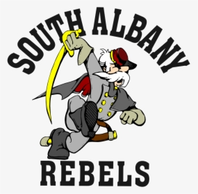 Transparent Rebel Mascot Clipart - South Albany Rebels, HD Png Download, Transparent PNG
