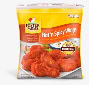 Hot Wings 80 Oz - Foster Farms Chicken Wings, HD Png Download, Transparent PNG