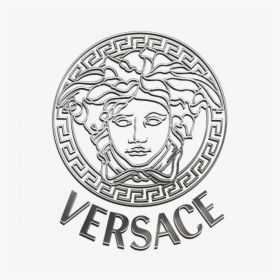 Silver Versace Logo Png, Transparent Png, Transparent PNG