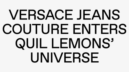 Versace Jeans Couture Enters Quil Lemons’ Universe - Oval, HD Png Download, Transparent PNG