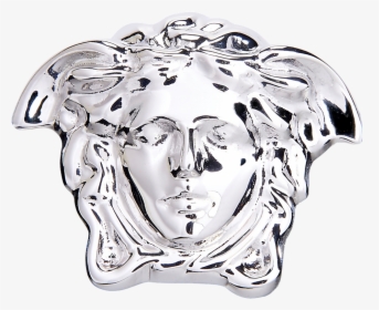 #versace #logo #silver #freetoedit - Illustration, HD Png Download, Transparent PNG