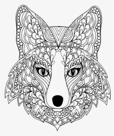 Wolf Coloring Pictures Free, HD Png Download, Transparent PNG