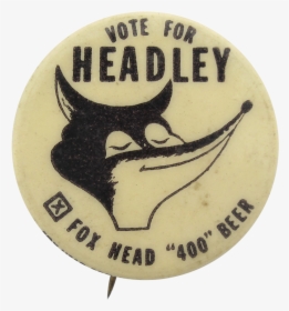 Headly Fox Head 400 Beer, HD Png Download, Transparent PNG