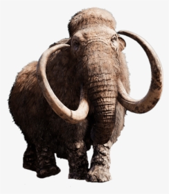 Mammoth With Giant Tusks - Walking Woolly Mammoth Toy, HD Png Download, Transparent PNG