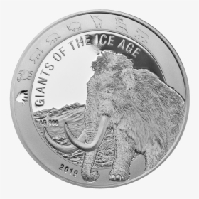 Ice Age Mammoth Silver Coin, HD Png Download, Transparent PNG