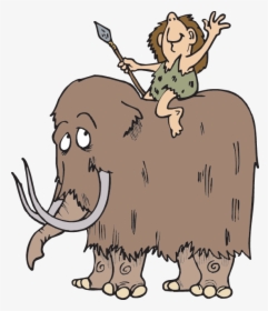 Mammoth Clipart Transparent - Transportation In Stone Age, HD Png Download, Transparent PNG