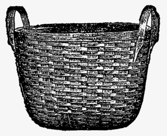 Wicker Basket Clipart Free, HD Png Download, Transparent PNG