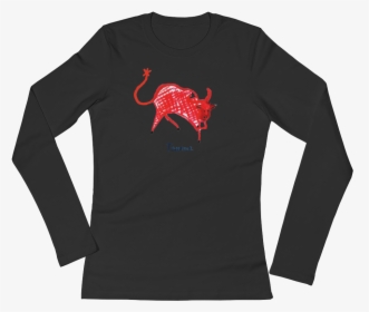 Taurus Tshirt Printfile Front Mockup Flat Front Black, HD Png Download, Transparent PNG
