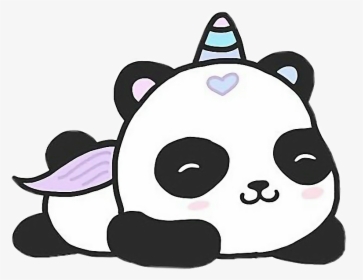 Cute Cartoon Unicorn Panda , Png Download - Cute Cartoon Unicorn Panda, Transparent Png, Transparent PNG
