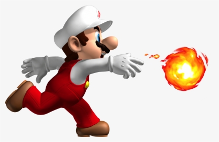 Mario Fireball Transparent - New Super Mario Bros, HD Png Download, Transparent PNG