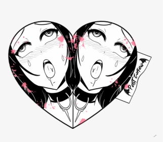 Image Of Ahegao Heart - Illustration, HD Png Download, Transparent PNG