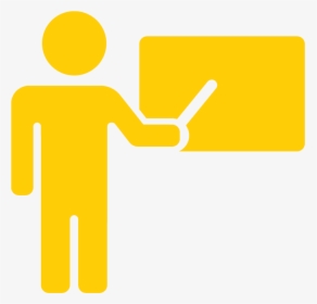 Teacher Icon Png Grey , Png Download - Workshop Icon Yellow, Transparent Png, Transparent PNG