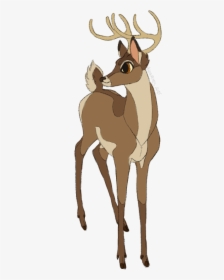 Deer Drawing Bambi Style, HD Png Download, Transparent PNG