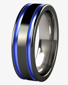 Blue Male Wedding Band, HD Png Download, Transparent PNG