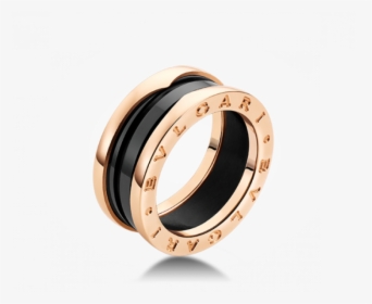 Bvlgari Ring Black Rings For Women Womens Jewelry Associated - Bvlgari Mens Ring Rose Gold, HD Png Download, Transparent PNG