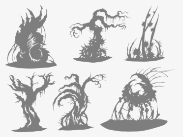 Tree Drawing Art Clip Art - Swamp Tree Drawing, HD Png Download, Transparent PNG