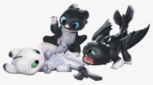 Toothless And Light Fury Babies, HD Png Download, Transparent PNG