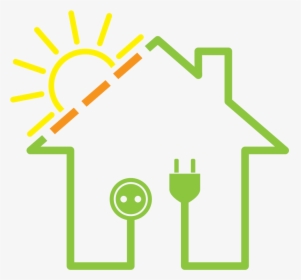 House Sun And Socket Hc - Home Solar Icon, HD Png Download, Transparent PNG