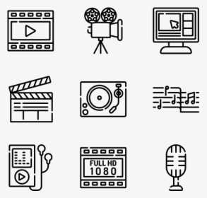 Audio And Video - Visualize Icon, HD Png Download, Transparent PNG