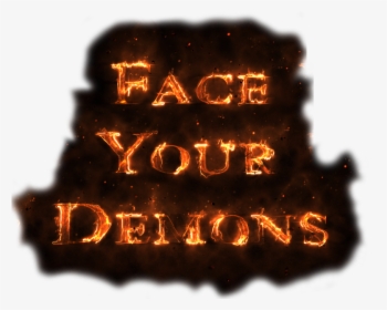 Transparent Demon Face Png - Calligraphy, Png Download, Transparent PNG
