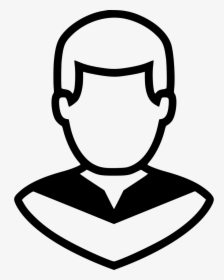 Male Student - Male Student Icon White Png, Transparent Png, Transparent PNG
