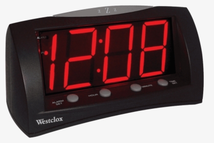 Westclox 66705 Oversized Snooze Alarm Clock, Black, - Alarm Clock, HD Png Download, Transparent PNG