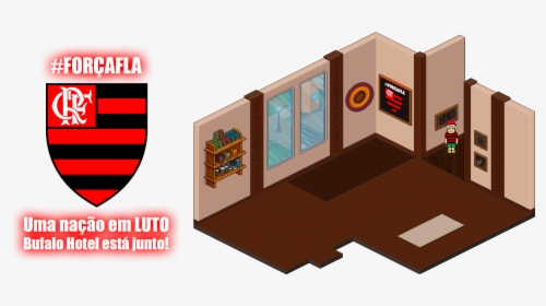 Bufalo Cafe Flamengo - Background Coffee House Habbo, HD Png Download, Transparent PNG