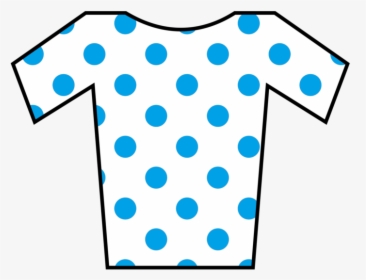 Jersey Blue Dot - Polka Dot Shirt Clipart, HD Png Download, Transparent PNG