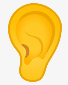Ear Icon - Ear Emoji, HD Png Download, Transparent PNG