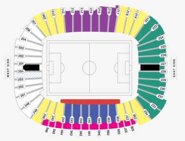 Bc Place Stadium Map - Whitecaps Seating Chart, HD Png Download, Transparent PNG