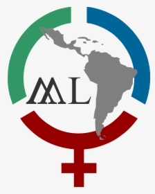 Logo Mujeres Latinoamericanas En Wikimedia - Latinoamerica Mapa Un Color, HD Png Download, Transparent PNG