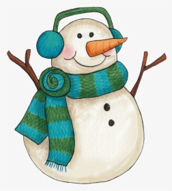 Clip Art Winter Snowman, HD Png Download, Transparent PNG