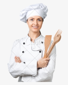 Transparent Female Chef Clipart - Chef Transparent Background, HD Png Download, Transparent PNG
