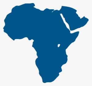 Outline Of Africa Map Clipart - Africa Middle East Outline, HD Png Download, Transparent PNG