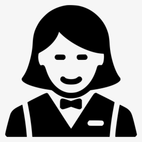 Waitress - Waitress Icon Png, Transparent Png, Transparent PNG