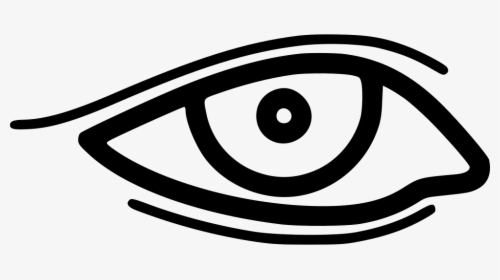 Eye With Eyeliner - Circle, HD Png Download, Transparent PNG